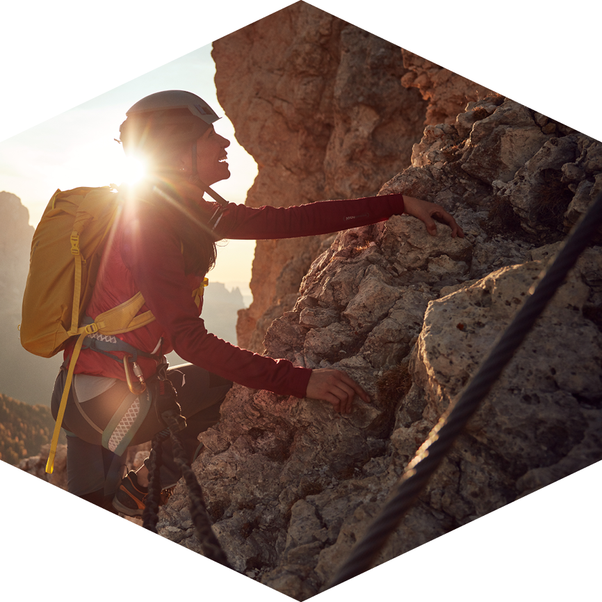 Der Klettersteig am Sass Rigais – ein Erlebnis für Bergliebhaber.